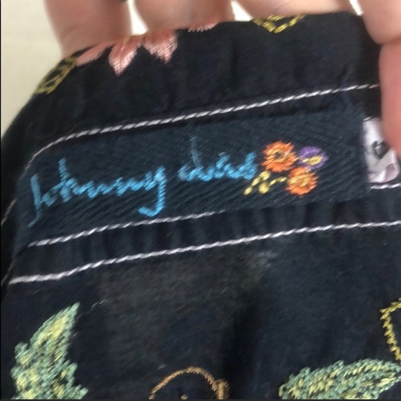 Johnny Was Embroidered Flare Sleeved Floral Blouse - Picture 7 of 7